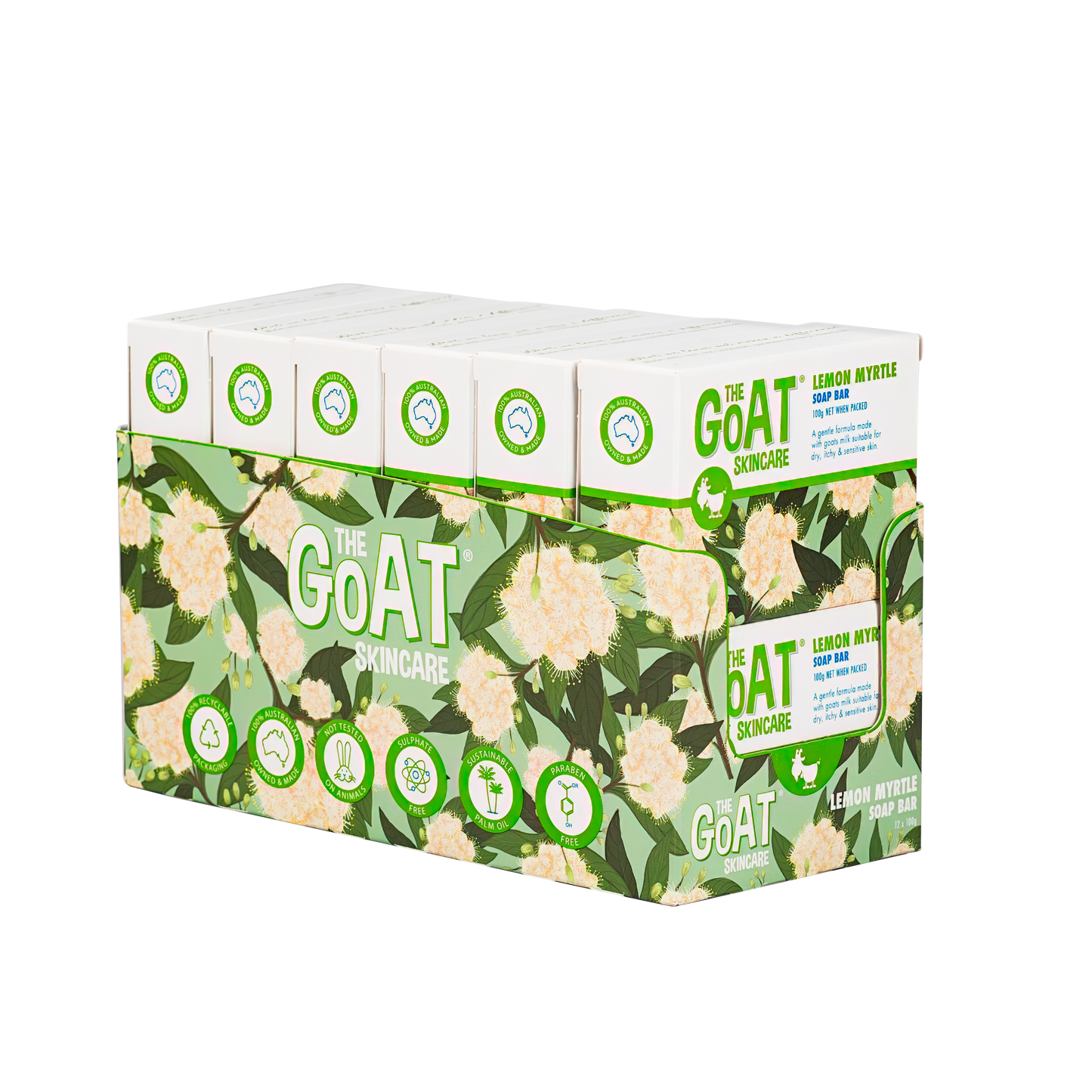The Goat Skincare Soap Bar With Lemon Myrtle