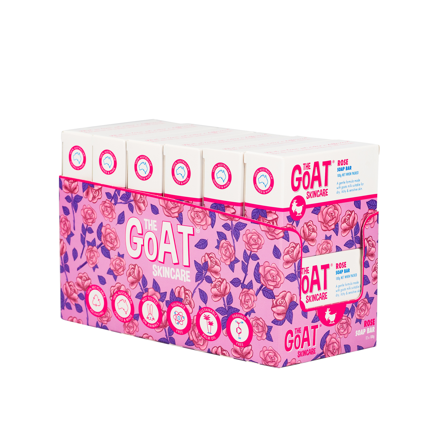 The Goat Skincare Soap Bar With Rose