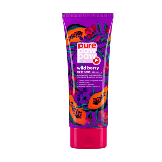 Pure Paw Paw Body Care-Wild Berry Wash 200ml